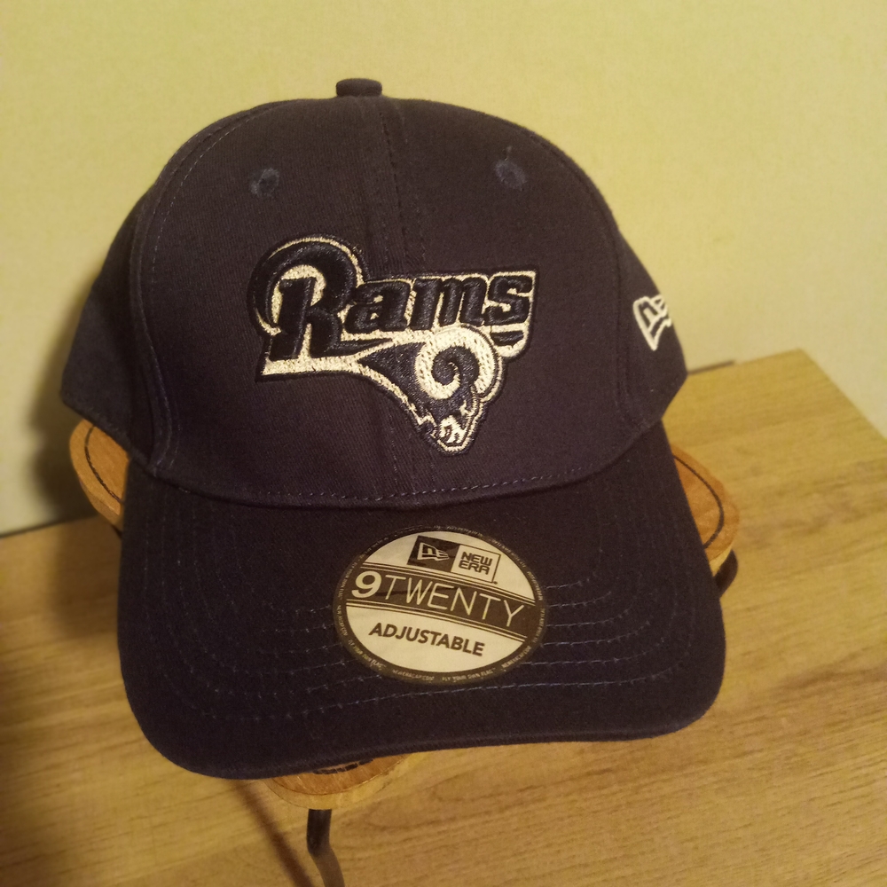 New Era Los Angeles Rams Adjustable Navy Baseball Cap ~ Free Shipping! ☆